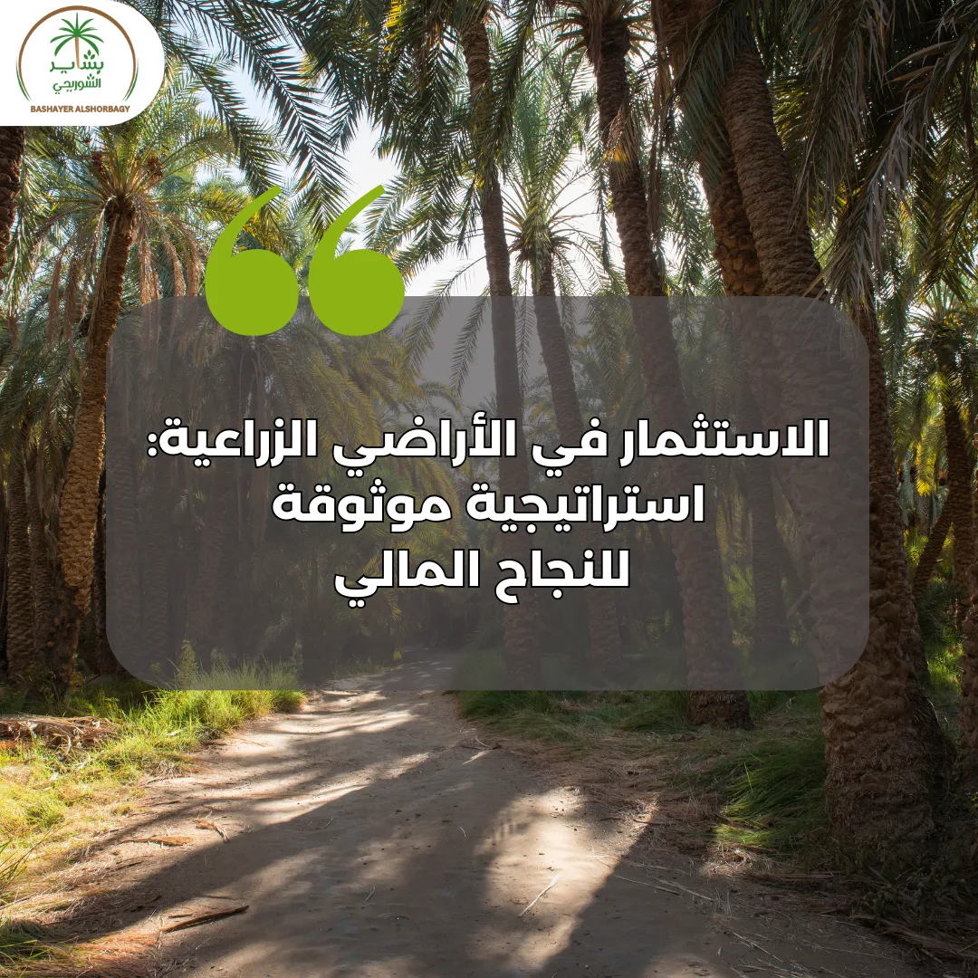 الاستثمار في الأراضي الزراعية: استراتيجية موثوقة للنجاح المالي